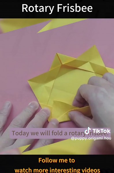 Magic Rotary Frisbee Folding Tutorial