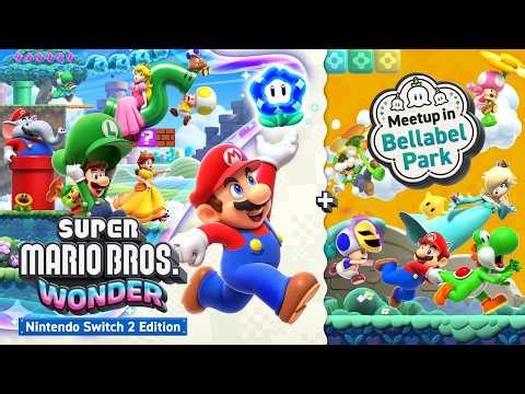 Super Mario Bros. Wonder + Meetup in Bellabel Park - Full Game 100% Walkthrough