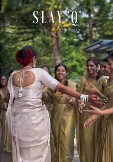 Bridesmaids in Kubera Pattu: Cinematic, Camera-Ready Sarees