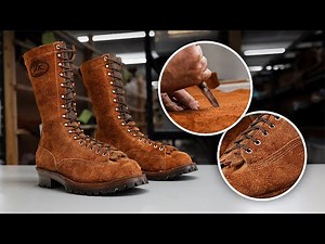 Building MASSIVE Custom Bison Boots - How Its Made