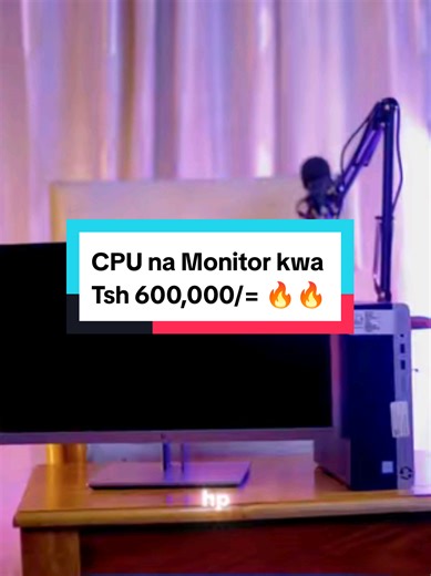 HP OPTPLEX 400 G4 inter Core i3 6th gen 8gb Ram 500 HDD 🔥🔥 inakuja na Monitor ya Hp nch 23 flameless Tsh 600,000/=