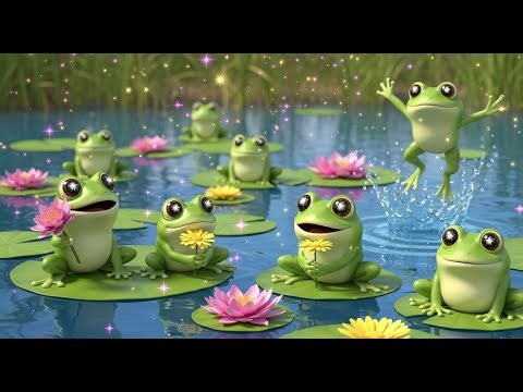 Learn Colors with Happy Frogs and Toads | Fun Learning Song for Kids
