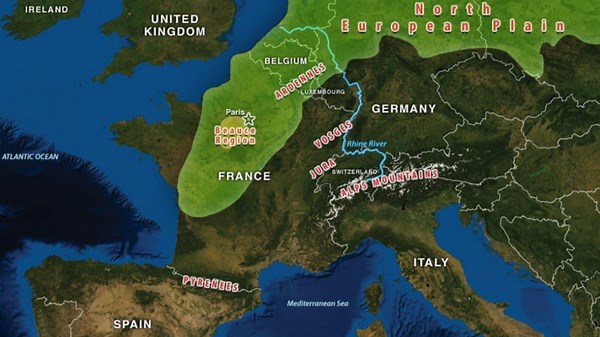Why France Has the Best Geographic Setup in Western Europe?
