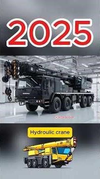 Hydraulic crane evolution 🔥 (1980-2026) From classic lifts to modern giants #viral #shortvideo