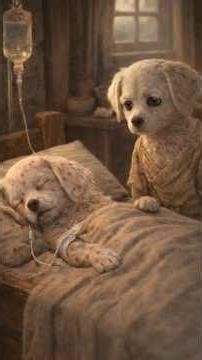Can the poor puppy save his sister from cancer?#puppy#ai