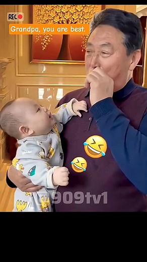 1.9M views · 76K reactions | Grandpa, you are best. #baby | Quite Baby | Facebook