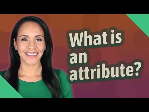 What is an attribute?