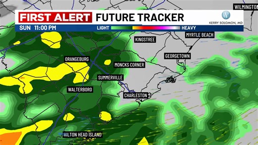 Moderate to heavy rain will overspread our area later this evening thanks to an area of low pressure. Activity will remain widespread through mid-morning on Monday and will become more isolated around lunchtime. Another round of heavy rain will move in later in the afternoon. | Bill Walsh - Live 5 News