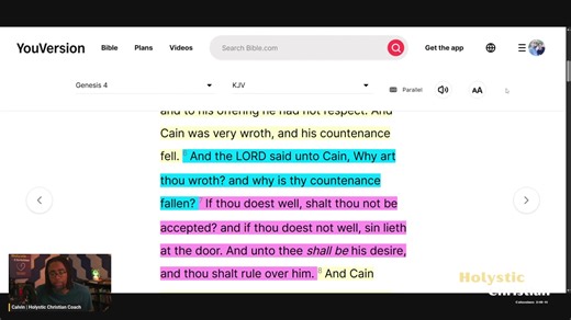 Bible Study of James 1:22 and Genesis 4 Join The Holystic Christian Community on Facebook � New to streaming or looking to level up? Check out StreamYard and get $10 discount! � | Calvin Williams