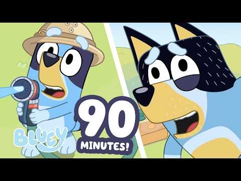 Bluey and Bandit are Playing Zoo! 🦍 💙 | Funny Compilation ✨ | Bluey