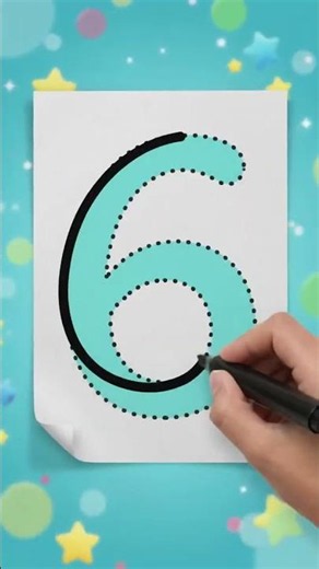 1234567890 Number Tracing for Kids #shorts