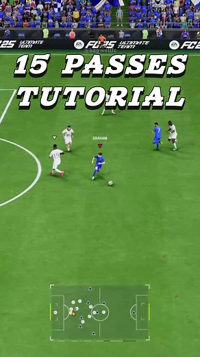 ALL 15 PASSES IN FC25🎮📝 . . #fc25 #tutorial | how to defend in fc 25