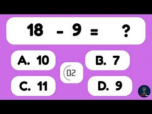Fun Plus and Minus Quiz for Kids | 20 Easy Math Questions (Ages 6–8)