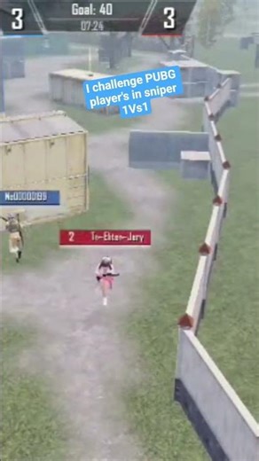 Can I win.Free fire pro players vs PUBG pro in PUBG tdm sniper 1Vs1.