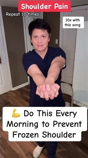 Do This Every Morning to Prevent Frozen Shoulder #viral #shoulderpain