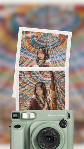 No need to leave home to shoot Polaroids around the world. 📸