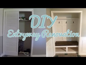 DIY Entryway Closet Makeover Time-lapse