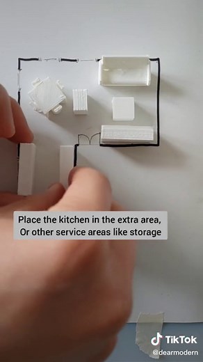How to furnish an 'L' shaped room? Use the extra bit for other complimentary functions! #spaceplanning #interiordesign #architecture #spaceplanner