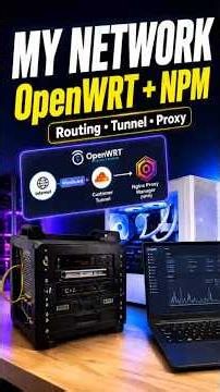 My Network: OpenWRT + Nginx Proxy Manager #docker #homelab #network