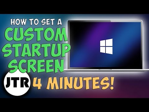How to set a Custom Startup Image! - Quick Windows 10 customization tutorial