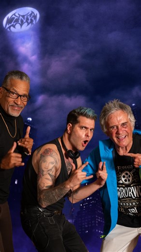 Clowning around with these cut ups on the set of “The Laugh Track” was a blast. 💣💥🃏🦇 iceninekills.com/links | Ice Nine Kills