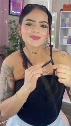 Lindo tutorial de peinado fácil y Rápido✨😍🎀#peinados #easyhairstyle #girls #viral #fyp