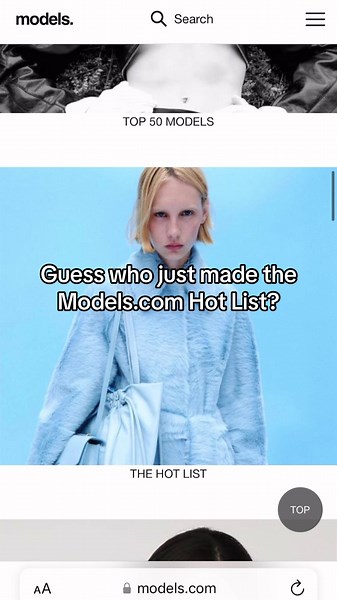 Congratulations @. NYAWURH CHUOL #modelsdotcom #hotlist @Models.com @NEXT Management