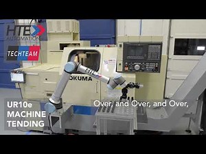 CNC Machine Tending by UR Collaborative Robot