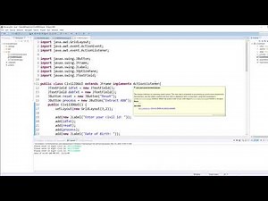 Extract Date of Birth from Civil ID | Java JFrame GUI and Console Application | Java Assignment