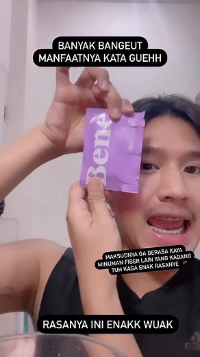 Seneng banget pas tau kak Andre suka sama Benè💜💜 #BenèFiber #Benè