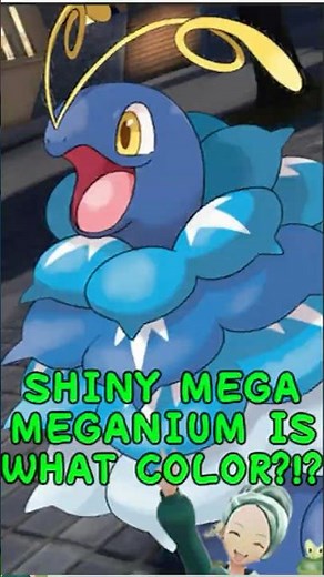 Shiny Mega Meganium is Megacool #shinypokemon #megapokemons #pokemonlegendsza #meganium