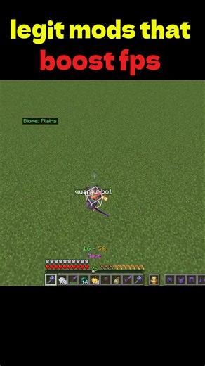 legit mods that boost fps #minecraft #lifeisbutadream #pvp tips