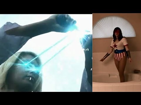 Superheroine Stormy Tempest fight aliens from space