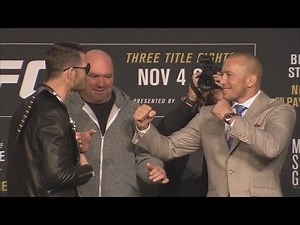 [FULL] UFC 217 Michael Bisping vs. Georges St-Pierre press conference | ESPN