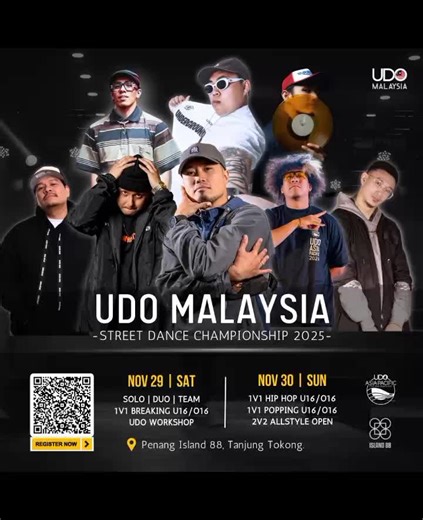 bboy dan dancer jom datang beramai ramai dekat petandingan udo malaysia dekat pulau pinang #creatorsearchinsights #udomalaysia #bboy #bboymalaysia #dancemalaysia