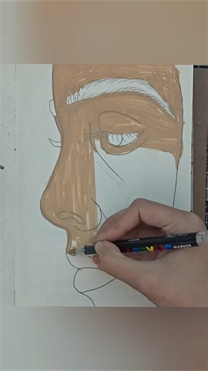 quick simple drawing 🎨 #art #workingartist #drawing #sketch #portraitfeed #artist #artist #sketchart