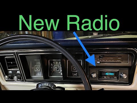 How to assemble/install Retro sound radio and speaker boxes in 1973/79 Ford trucks.