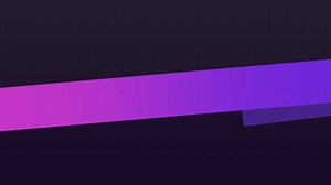 Premium stock video - Motion geometric gradient purple stripes retro abstract background