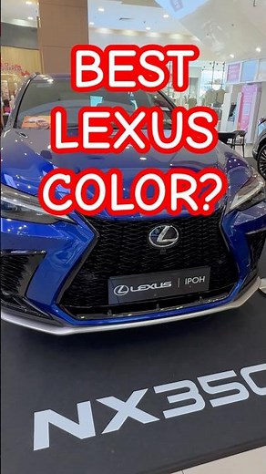 💙 LEXUS NX350 Grecian Water 😱 The Most Beautiful Blue SUV Ever! #shorts #suv #lexus
