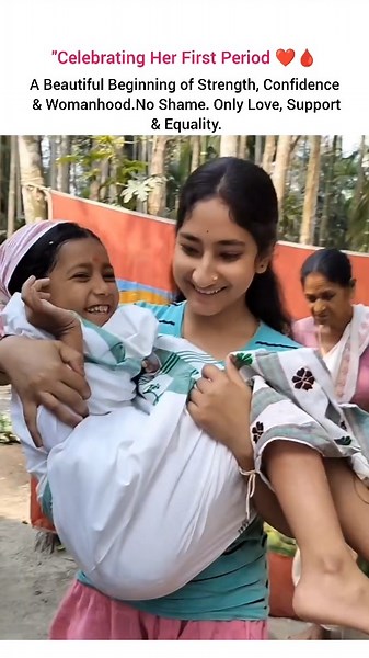 Celebrating Her First Period ❤️🩸 🥹 #viralvideo #heartwarming
