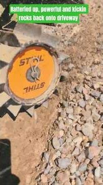 Stihl Battery Power Sweeper #tools #shorts