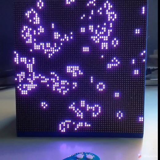 Exploring Cellular Automata on LED Matrix