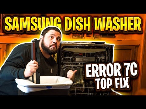 ERROR CODE 7C | TOP FIXES | SAMSUNG WATERWALL DISHWASHER