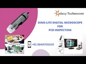 Dino lite Digital Microscope for PCB Inspection Video Prasentation