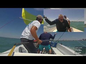 Jibing a Flying Scot with Zeke & Jay Horowitz