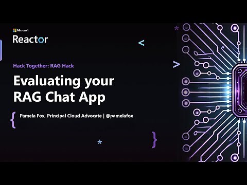 Evaluating your RAG Chat App