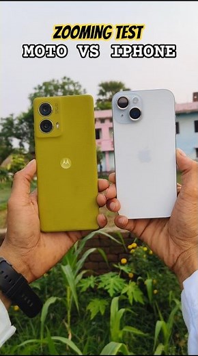 Motorola G85 5G🆚iPhone 15⚡Camera Test📸#iphone15 #viralshorts #motog85 #viral #shorts #trending #tech