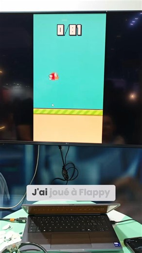 I Played Flappy Bird Without Touching My Phone 🤯 #aiforgood #flappybird #ai