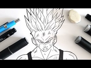 Comment dessiner Trunks SSJ Dragon Ball Super