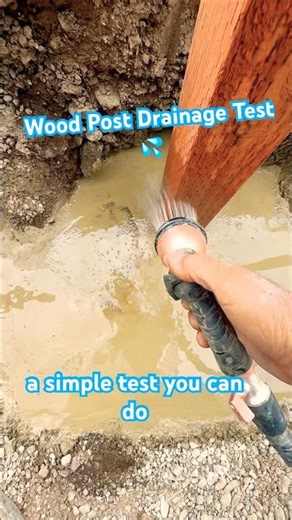 The Most Basic Way To Prevent Wood Fence Posts From Rotting ✅ #woodfence #fencepost #woodrot
